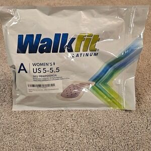WalkFit Platinum Orthotics Inserts Women's 5-5.5‎ NEW A2